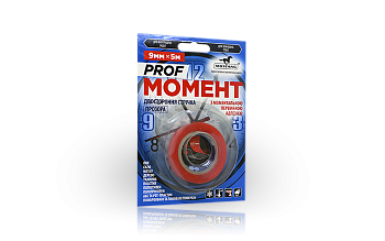 Скотч 2-ст.9мм * 5м MO95 PROF MOMENT MUSTANG STANDARD (прозр.)/ 30 шт.