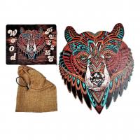 Деревянный пазл "Медведь" 360х300мм. 95 элементов