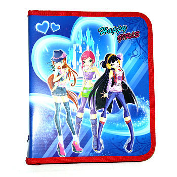 Папка  KL5555 д/тетрадей асс. 8 дизайнов  VGR