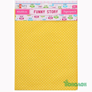 Набор д/дет.тв. бумага д/декупажа 952495 "Funny" 2 листа 40*60см