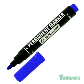 Маркер 8566 Perm. синий