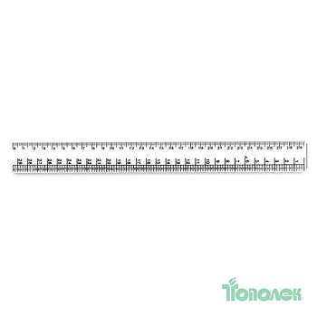 Линейка трафарет 30см Закройщик