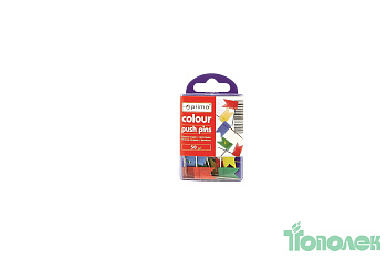 Кнопка-булавки 4300  50шт флажки/О41155