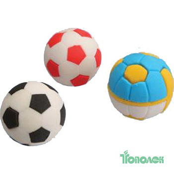 Ластик Centrum "Мячи" в ПВХ упаков. 83479