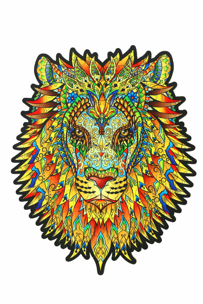 Фигурный пазл из дерева The Lion King