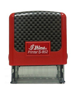 Оснастка д/шт.38*14мм "Копія вірна згідно з оригіналом" "Вишиванка"S-852 синяя