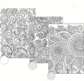 Блокнот А5, 32стр."Релакс"3 шт.в наборе Ц461002У