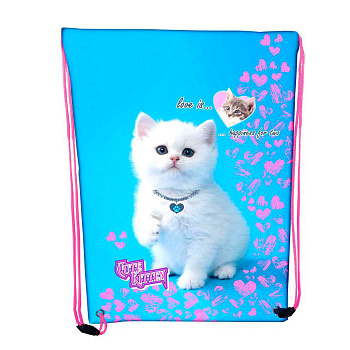 Сумка для обуви 2126C "Cute kitten", 46*33см, 210D PL,  CLASS