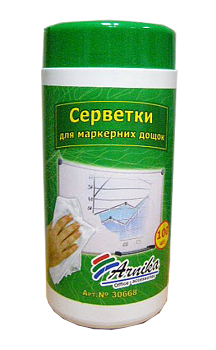 Салфетки д/оф.об.30668 в туб.100шт.д/досок