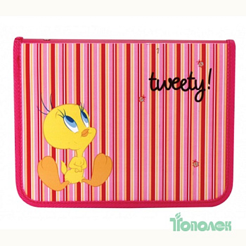 Папка на молн. В5 CFS TW05300 "Tweety" пласт