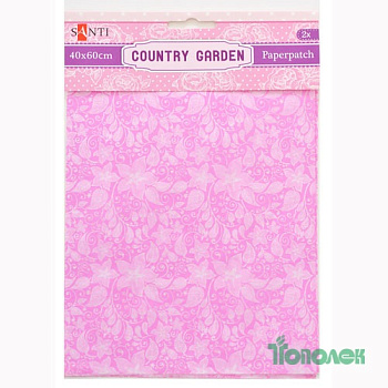 Набор д/дет.тв. бумага д/декупажа 952515 "Country garden" 2 листа 40*60см