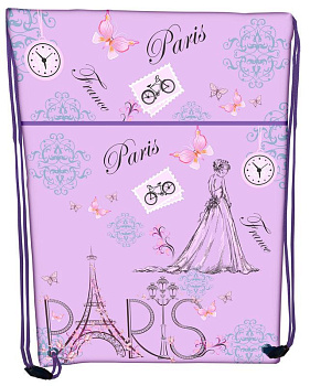 Сумка для обуви "Paris" 210D PL, арт. 2122C, 46*33см, CLASS