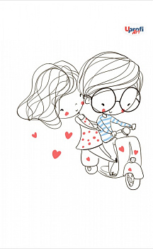 Блокнот  Profiplan "Lovers on the scooter "  В6 50582