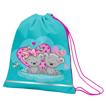 Сумка для обуви 557099 SMART SB-01 "Friends", бирюзовый