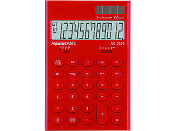 Калькул. Assistant AC-2312 наст.крас