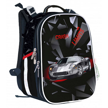 Рюкзак 2109C  SchoolCase Mini "Crash Car", 2 отд., 35*27*16см, PL,  CLASS