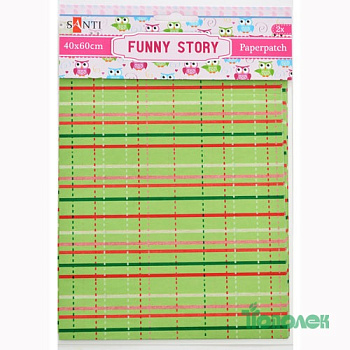 Набор д/дет.тв. бумага д/декупажа 952497 "Funny" 2 листа 40*60см