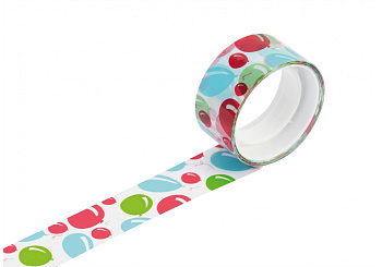 Скотч декор.18мм*5 м MX62101 "Шары"