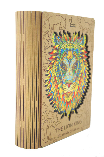 Фигурный пазл из дерева The Lion King