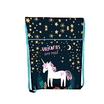 Сумка для обуви 2123C "Unicorn", 46*33см, 210D PL,  CLASS