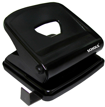 Дырокол метал 8см 25л 4318 с лин черн.,гарант.10лет SOZ