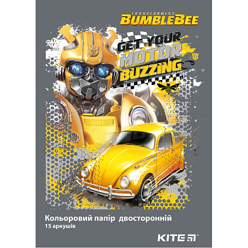 Набор цв. бум. двухст. TF21/19-250 (15л / 15 Когда), А4 TF