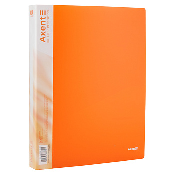 Папка_нак.2к. 1207-25-A 25мм, прозрачная оранжевая