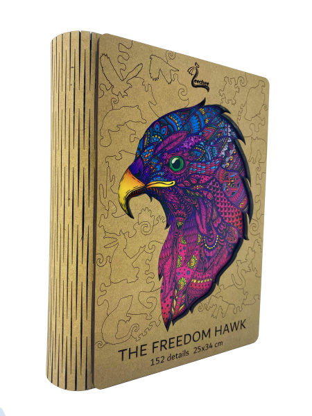 Фигурный пазл из дерева The Freedom Howk