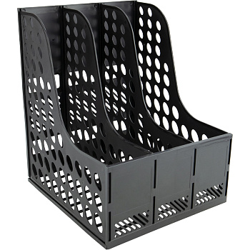 Лоток вертик. D4041-01 3 отделен. черный