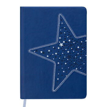 Ежедневник недат. BM.2048-02 STELLA A5  288 стр. син.
