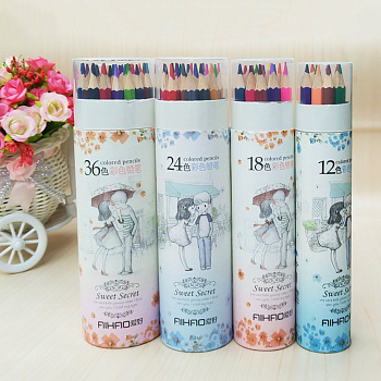 Карандаши 12цв. АН9020-12 SWEET СЕКРЕТ AIHAO 48/192