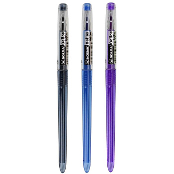 Ручка гелевая, 0.5мм, черн., Gelios, 342, NORMA