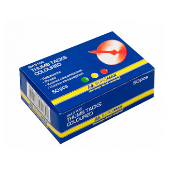 Кнопка цветная 50 шт.BM.5106 JOBMAX