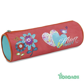 Пенал Олли OL-07415 "Flower Heart",1отд/445951