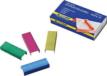 Скобы д/степ. N24 ST BМ4422  цветн