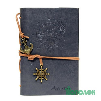 Блокнот Aventura AVN-02-G серый на кольцах