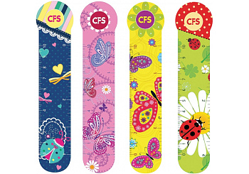 Закладки пластик. CF69103 для книг "Butterflies" (4шт.)