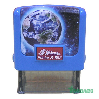 Оснастка д/шт.38*14мм "Копія вірна"S-852-TS-007 планета Земля