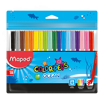 Фломастеры 18 цв.MP.845721 COLOR PEPS Ocean