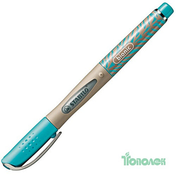 Ручка роллер Stabilo bionik Be Wild 411430 бирюз.