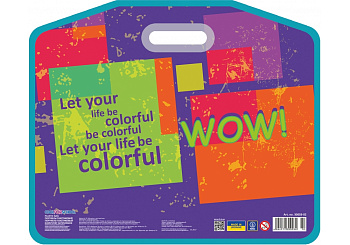 Папка - портфель А3 пласт.CF30003-02 на липуч. "WOW"