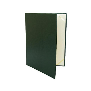 Папка до підпису, 35*22,5см; зелена, бумвініл, арт. KL3006_4; KLERK