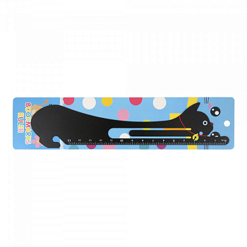 Линейка металл.  1831 фигурная "Звери" 12-15см асс. VGR