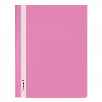 Скоросшиватель пл. А4 F38503-09 гл. розов.