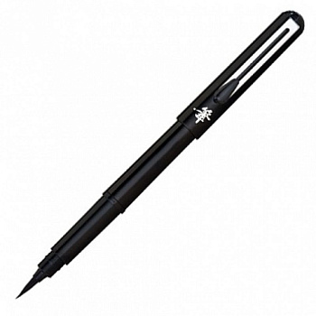 Маркер-кисть GFKP3-А д/каллиграфии "Poket Brush" Pentel., Черн.