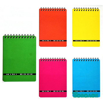 Блокнот А6 60л верх.спир.пласт.обл. ВА6360-810