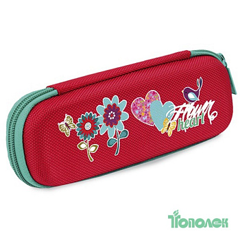 Пенал Олли OL-04515 "Flower Heart" ассорт.445923