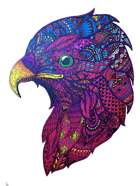 Фигурный пазл из дерева The Freedom Howk