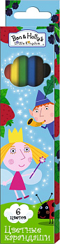 Карандаши  6 цв.119698 ТМ Ben & Holly's Little Kingdom