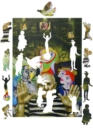 Деревянный пазл ART Picasso